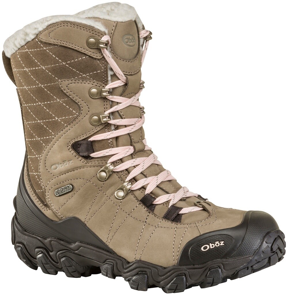 Oboz-Bridger 9&quot; Insulated B-DRY Womens, Color: Brindle, Size: 6