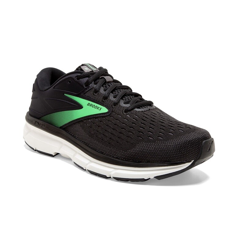 Brooks Dyad 11 Womens*, Color: Black/Ebony/Green, Size: 6