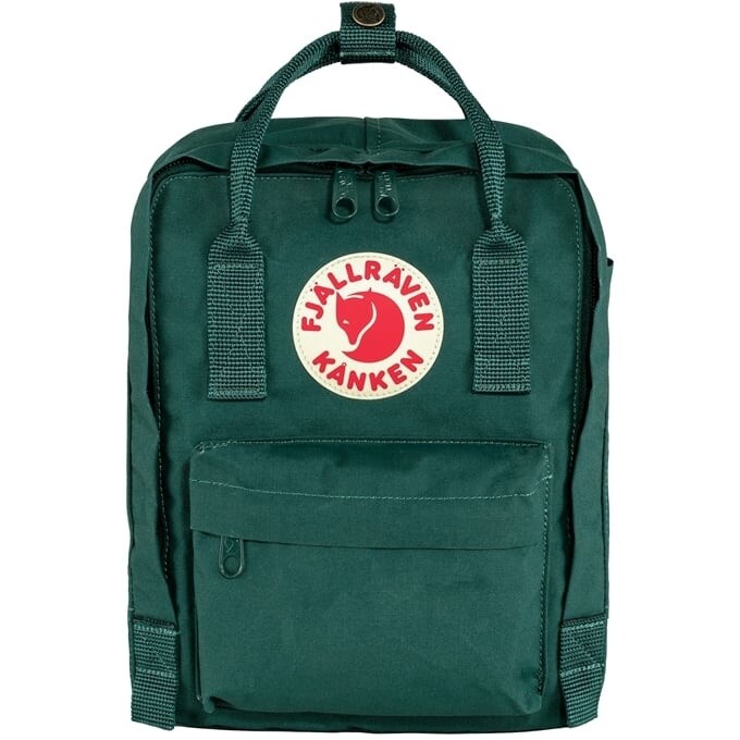 Fjallraven Kanken Mini Backpack, Color: Artcic Green, Size: Mini