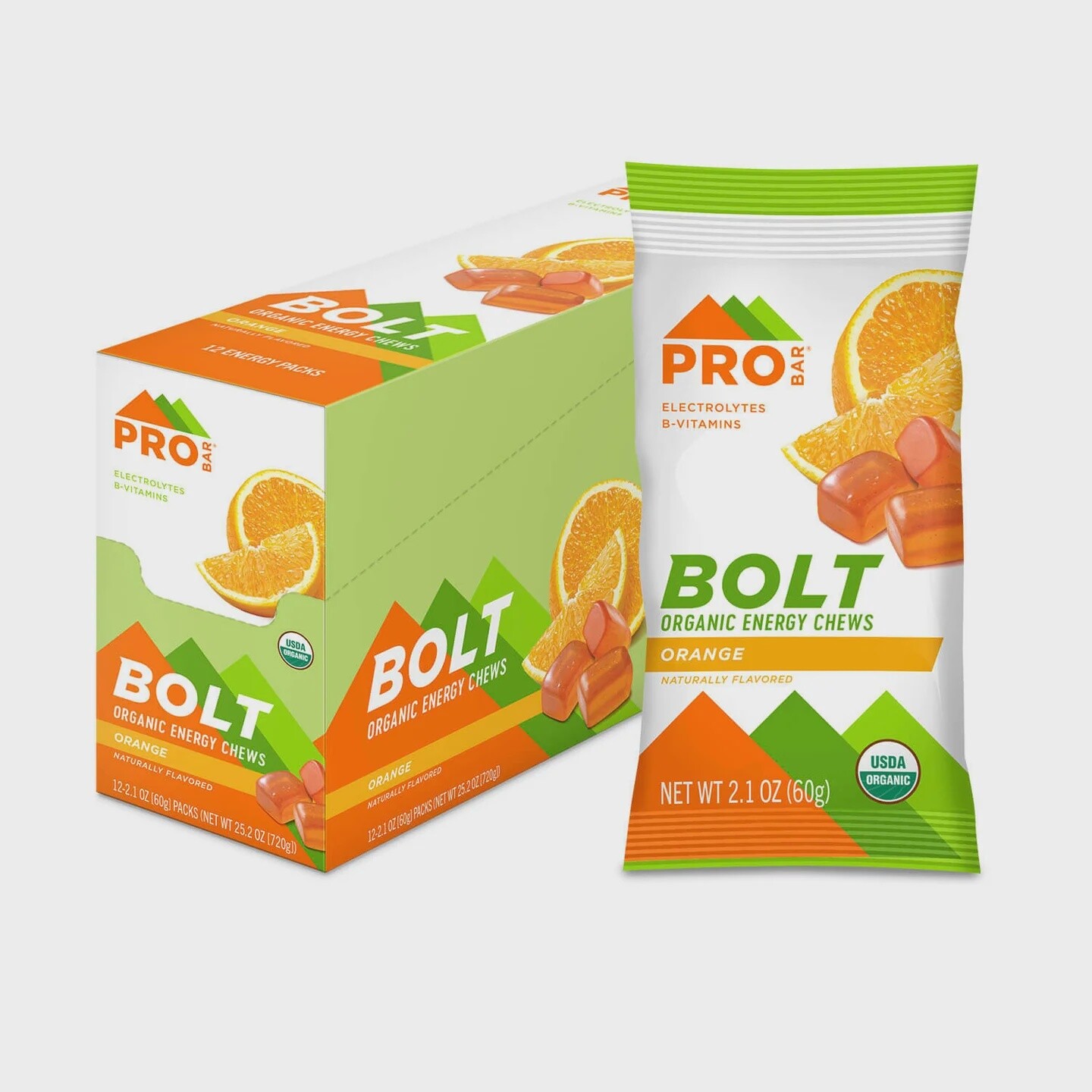 Probar Bolt Energy Chews, Color: Orange, Size: 2.1 OZ