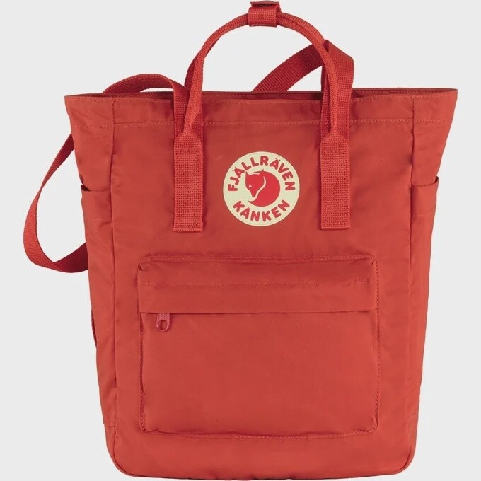 Fjallraven Kanken Totepack, Color: True Red, Size: O/S
