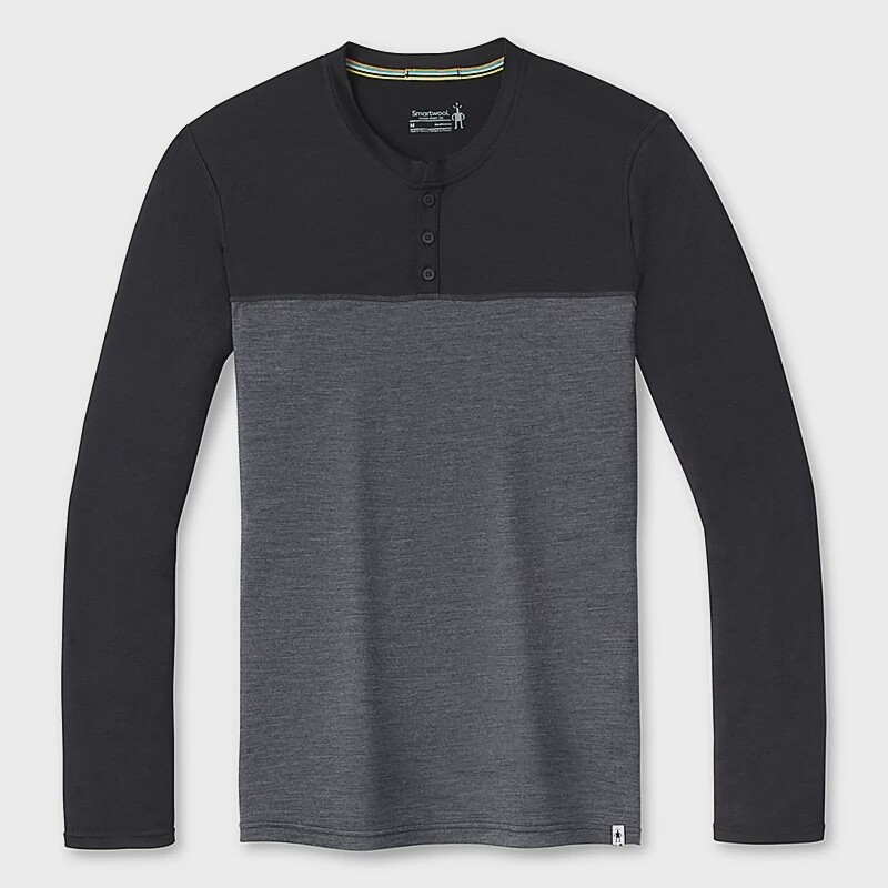 Smartwool L/S Colorblock Henley Mens