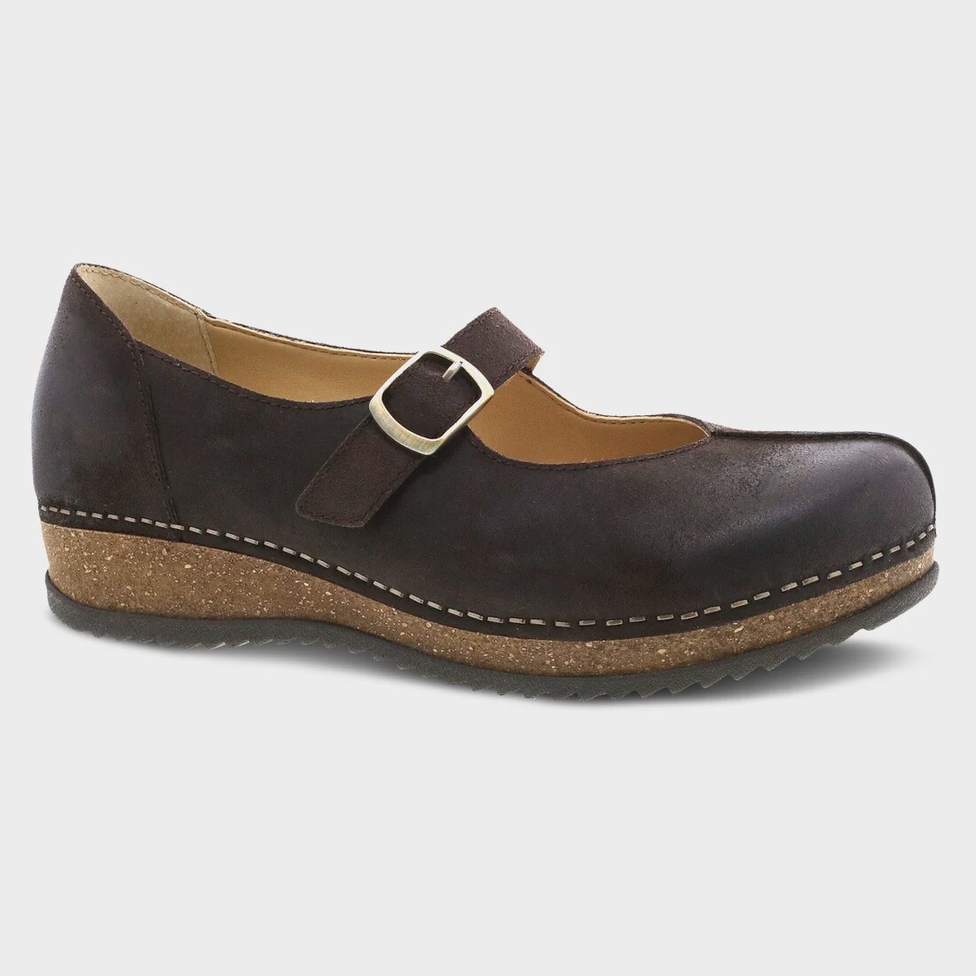 Dansko Mika Womens, Color: Chocolate Burnished Suede, Size: 36