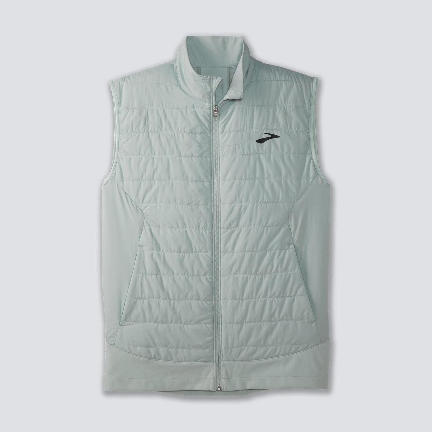 Brooks Shield Hybrid Vest 2.0 Mens, Color: Grey Skies, Size: XS