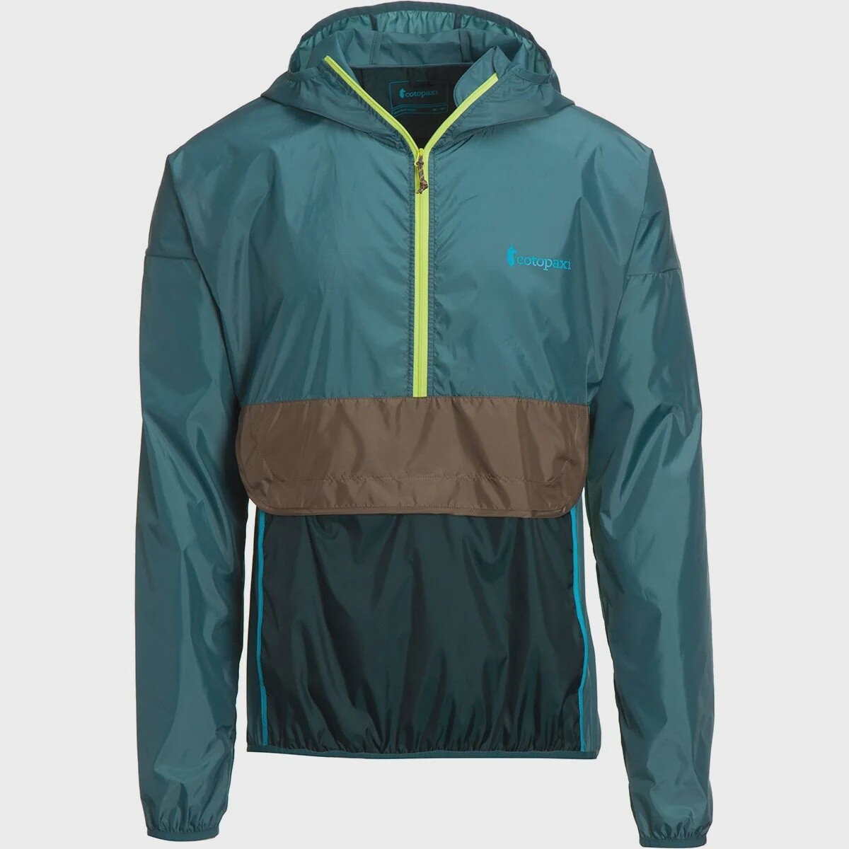 Cotopaxi Teca Half-Zip Windbreaker Mens, Color: Everglades, Size: XL