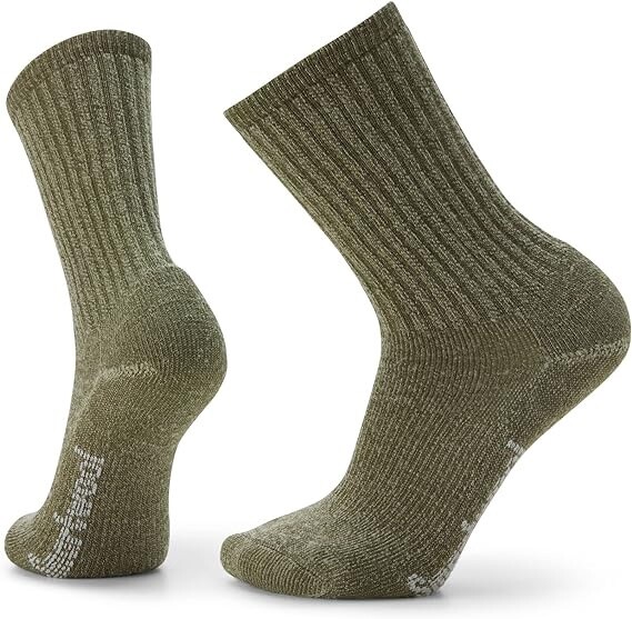 Smartwool Hike Classic Edition Light Cushion Solid Crew Socks  Mens, Color: Winter Moss, Size: M