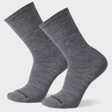 Smartwool Athletic Light Elite Crew 2 Pack Mens, Color: Medium Gray, Size: L
