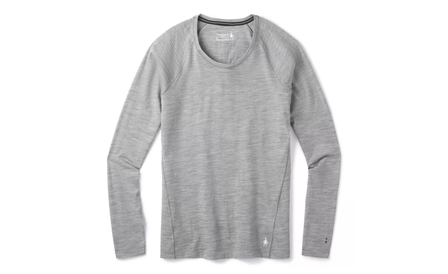 Smartwool Classic All-Season Merino Base Layer L/S Womens, Color: Light Gray Heather, Size: XS