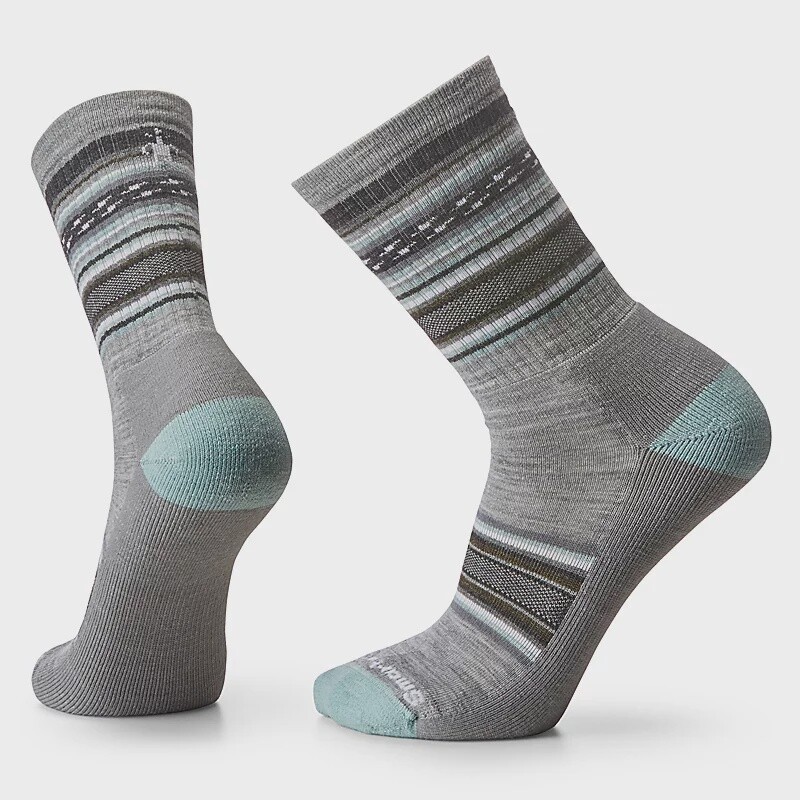 Smartwool Everyday Light Cushion Crew Socks Womens, Color: Light Gray, Size: S