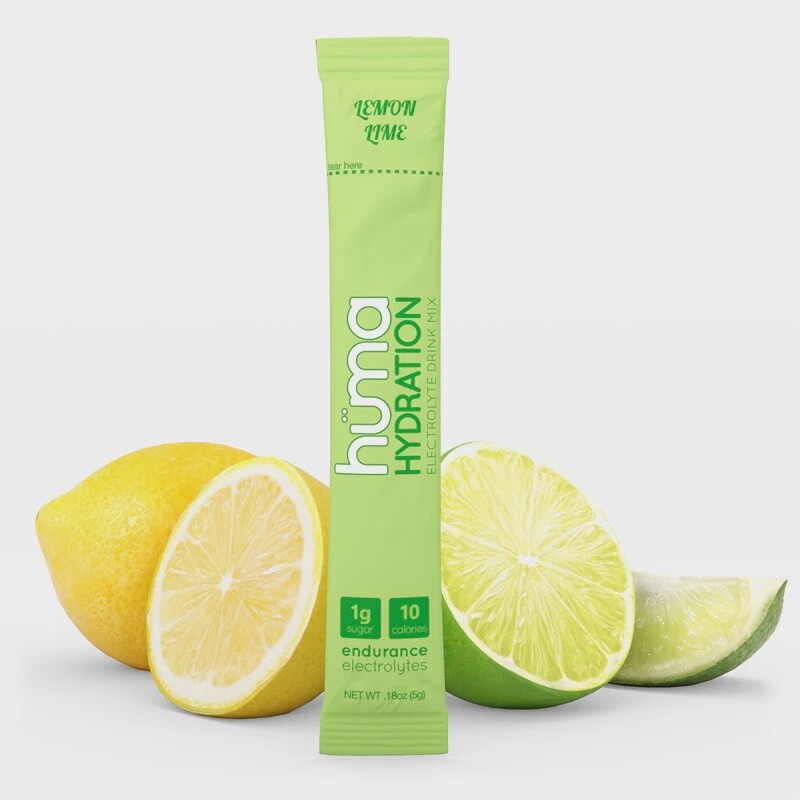 Huma Wellness Hydration Single Pouch, Color: Lemon Lime