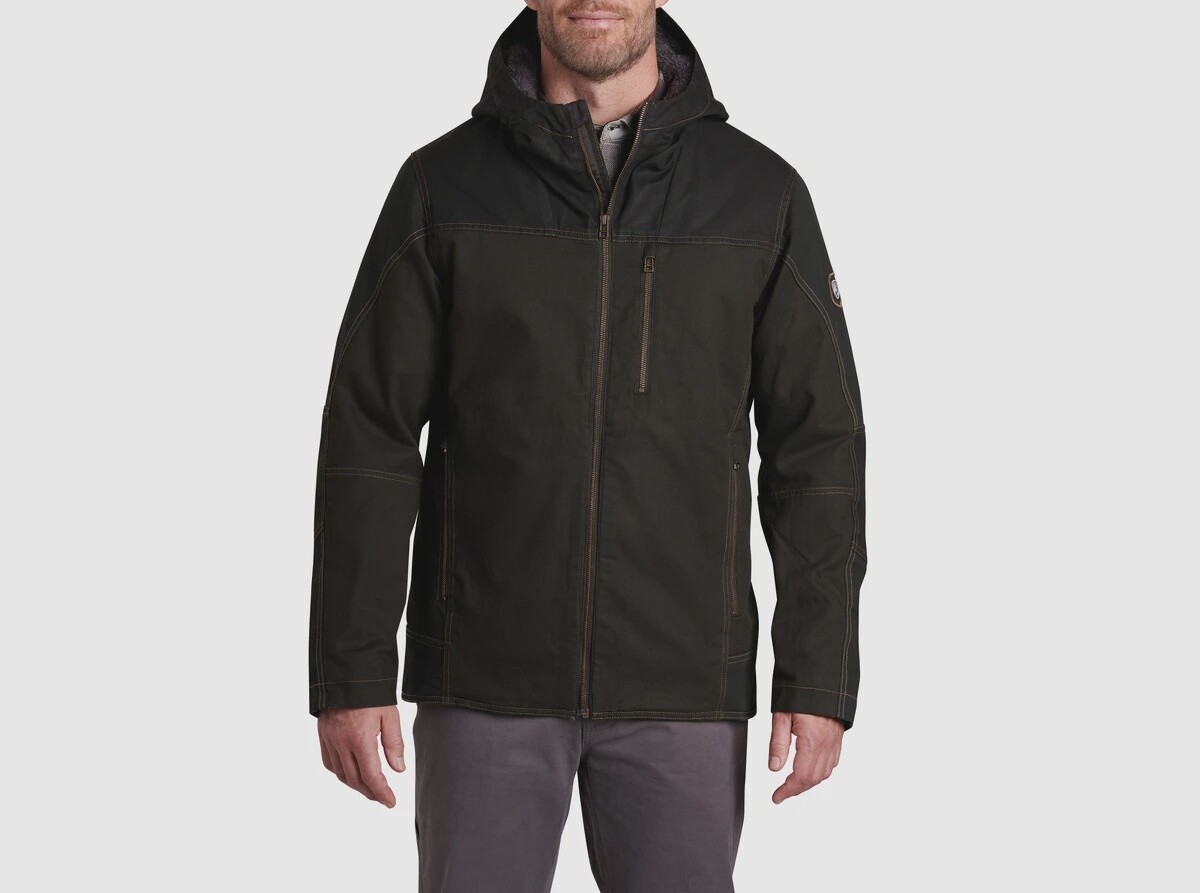 Kuhl Law Fleece Lined Hoody Mens, Color: Espresso, Size: M