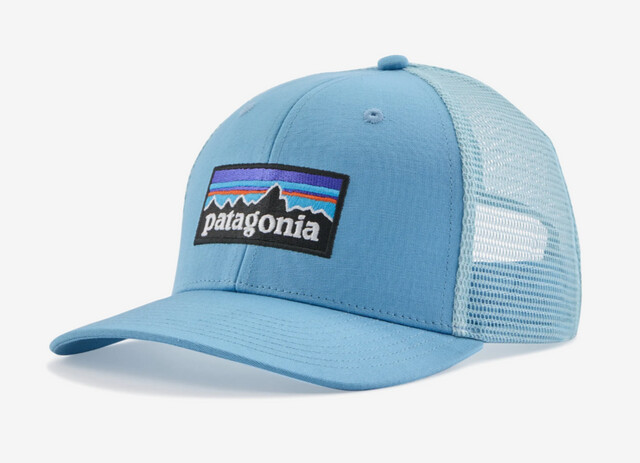 Patagonia P-6 Logo Trucker Hat, Color: Lago Blue, Size: ALL