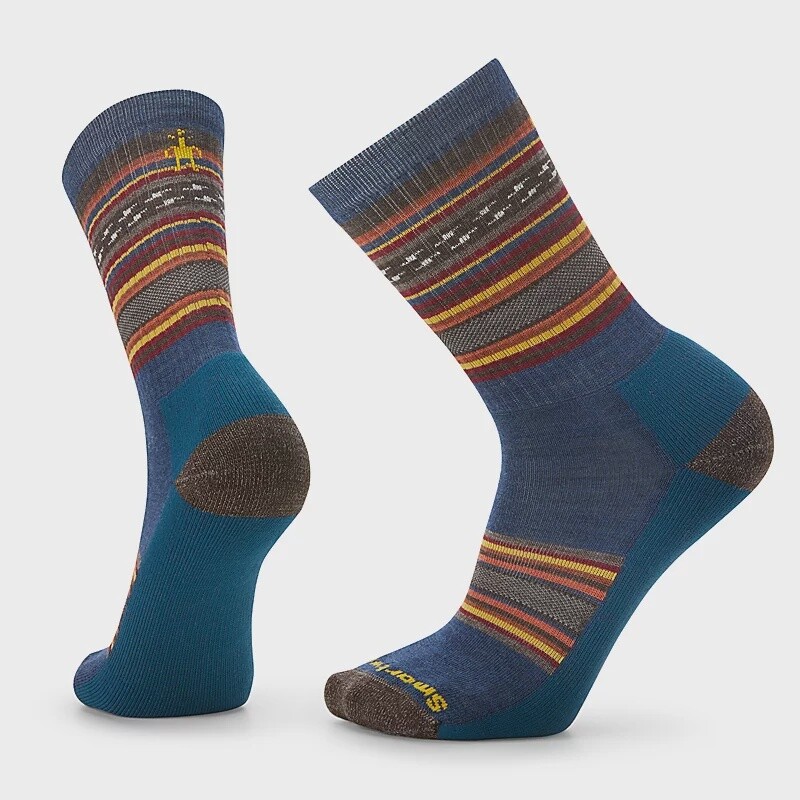 Smartwool Everyday ReGarita Light Cushion Crew Socks, Color: Alpine Blue, Size: S