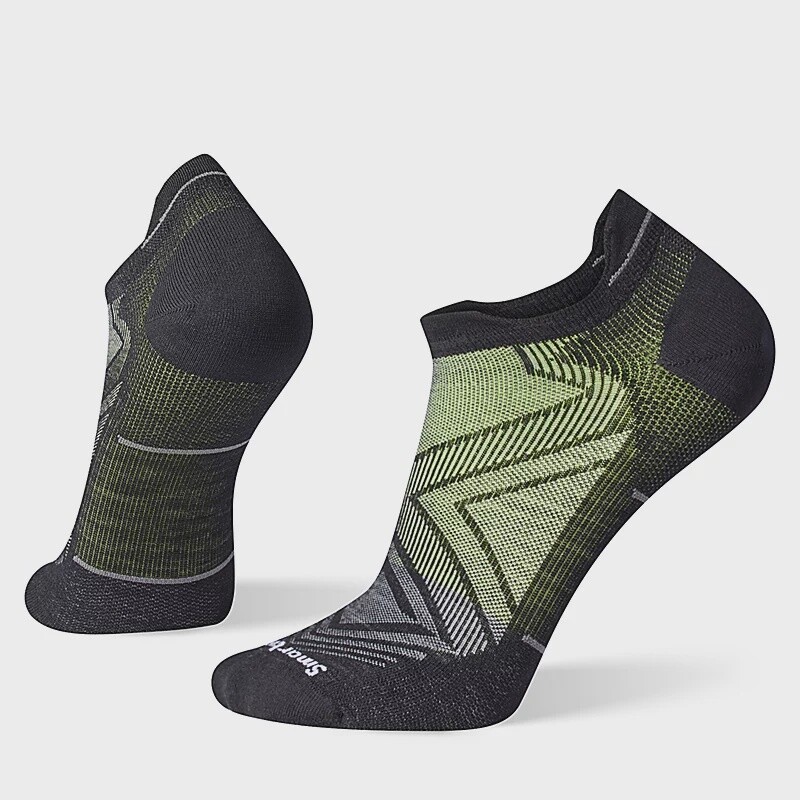 Smartwool Run Zero Cushion Low Ankle Socks Mens, Color: Black, Size: XL