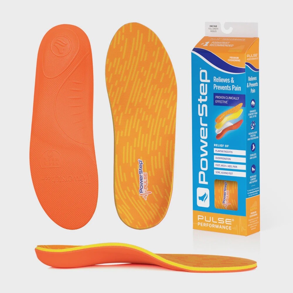 Powerstep Pulse Performance, Color: Orange, Size: G