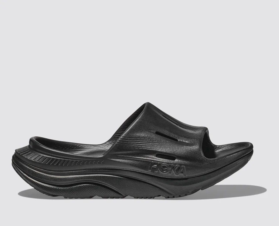 Hoka Ora Recovery Slide 3, Color: Black / Black, Size: 4/6