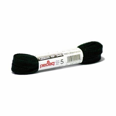 Pedag Flat Laces, Color: Black, Size: 48