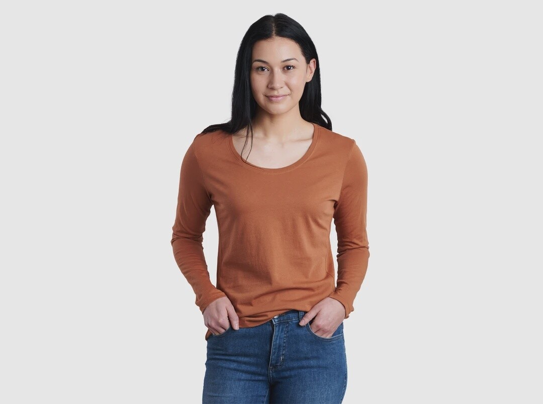 Kuhl Arabella Scoop LS Womens, Color: Copper, Size: XS