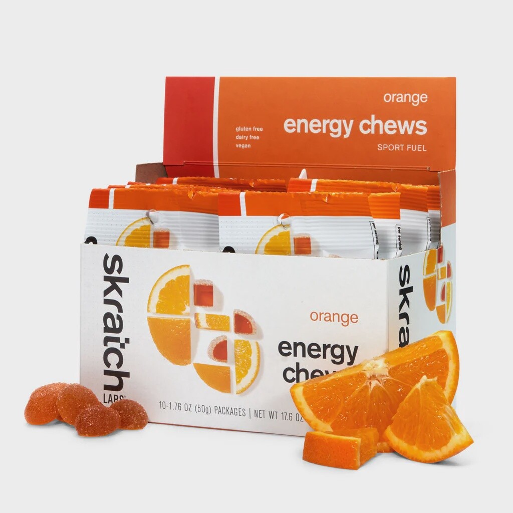 Skratch Labs Sport Energy Chews, Color: Orange, Size: 1.76 OZ