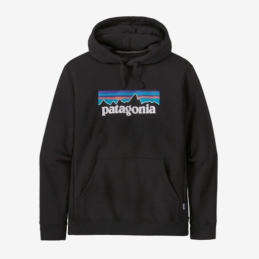 Patagonia P-6 Logo Uprisal Hoody, Color: Black, Size: S