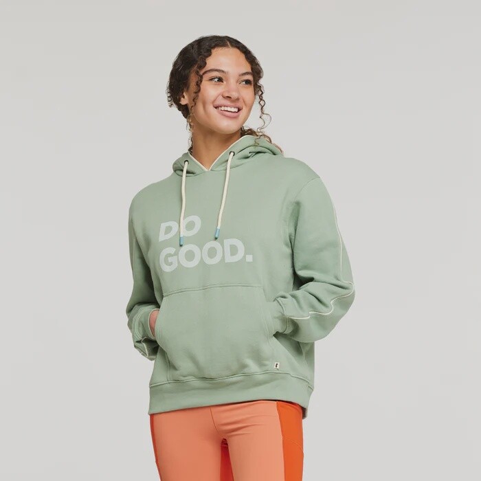 Cotopaxi Do Good Pullover Hoodie Womens, Color: Silver Leaf, Size: S