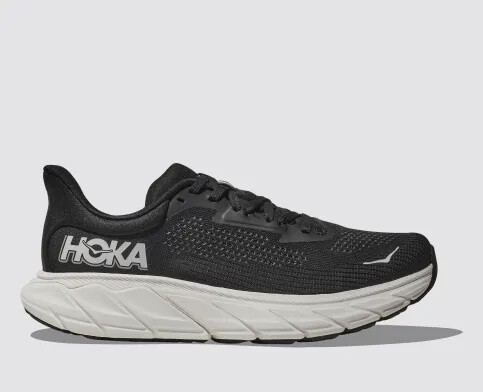 Hoka Arahi 7 Mens, Color: Black / White, Size: 10.5
