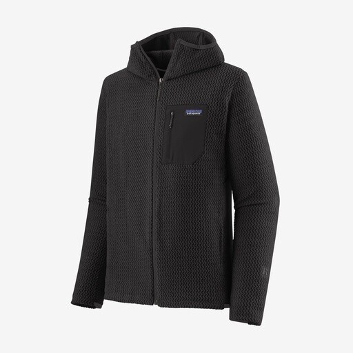 Patagonia R1 Air Full-Zip Hoody Mens, Color: Black, Size: XS