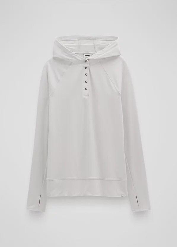 Prana Sol Searcher Hoodie Womens, Color: Soft White, Size: S
