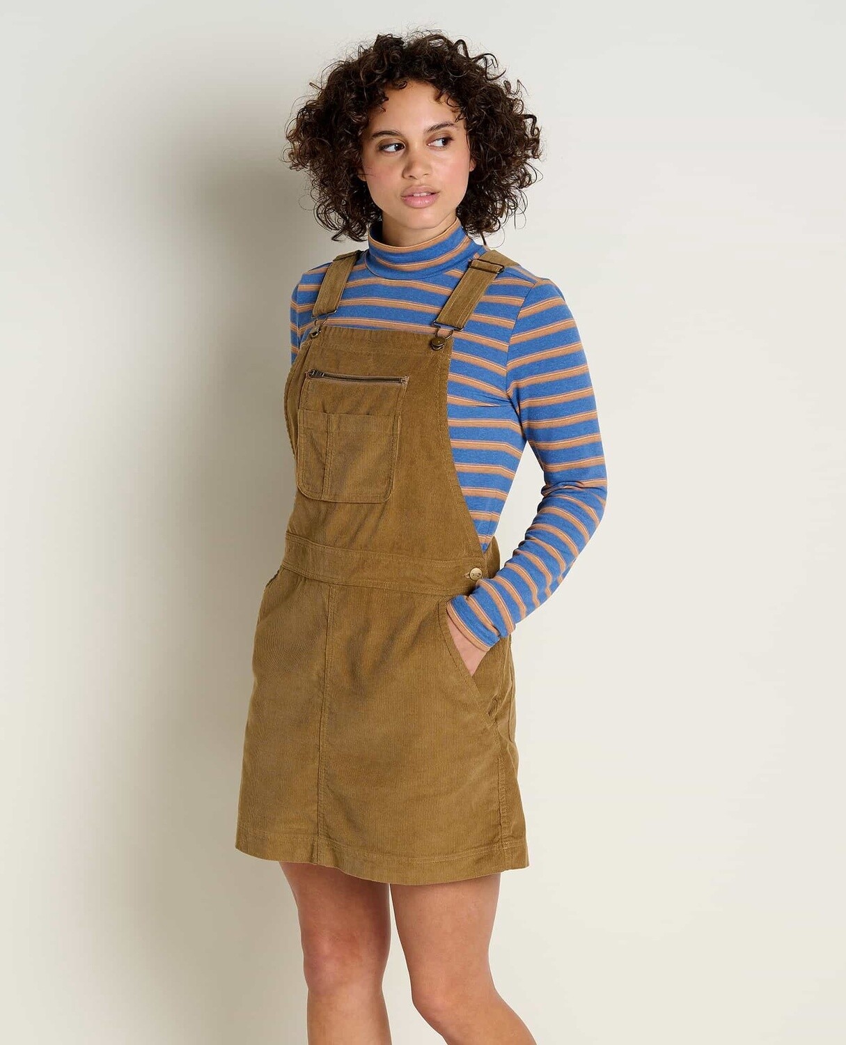 Toad &amp; Co. Scouter Cord Jumper Womens, Color: Honey Brown, Size: S