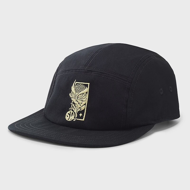 Smartwool Owl 5 Panel Hat, Color: Black, Size: O/S