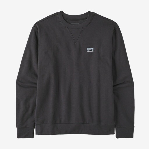 Patagonia Daily Crewneck Sweatshirt Mens, Color: Ink Black, Size: M