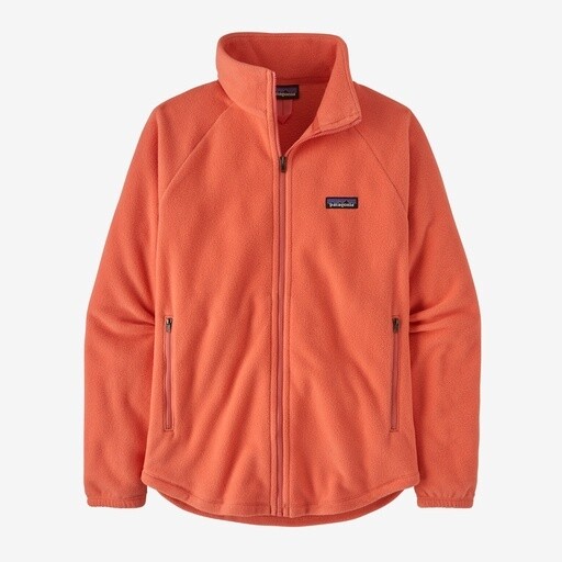 Patagonia Classic Microdini Fleece Jacket Womens, Color: Coho Coral, Size: S