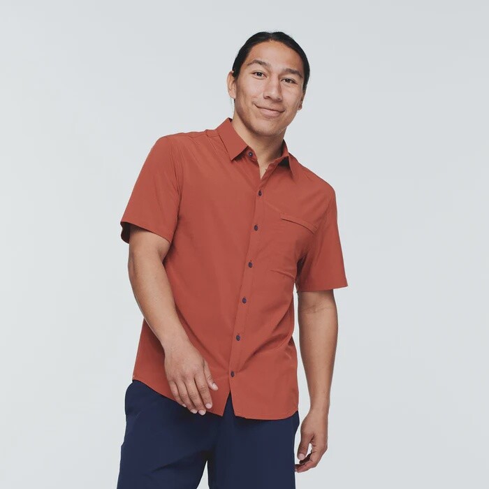 Cotopaxi Cambio Button Up Mens, Color: Spice, Size: M