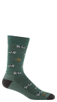 Darn Tough Dairy Air Crew Lightweight with Cushion Socks, Color: Pasture, Size: M