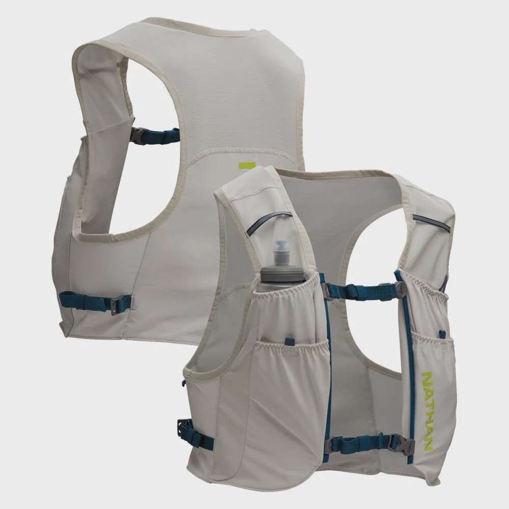 Nathan Pinnacle FeatherLite 1.5 Liter Hydration Vest, Color: Vapor Grey, Size: S-M