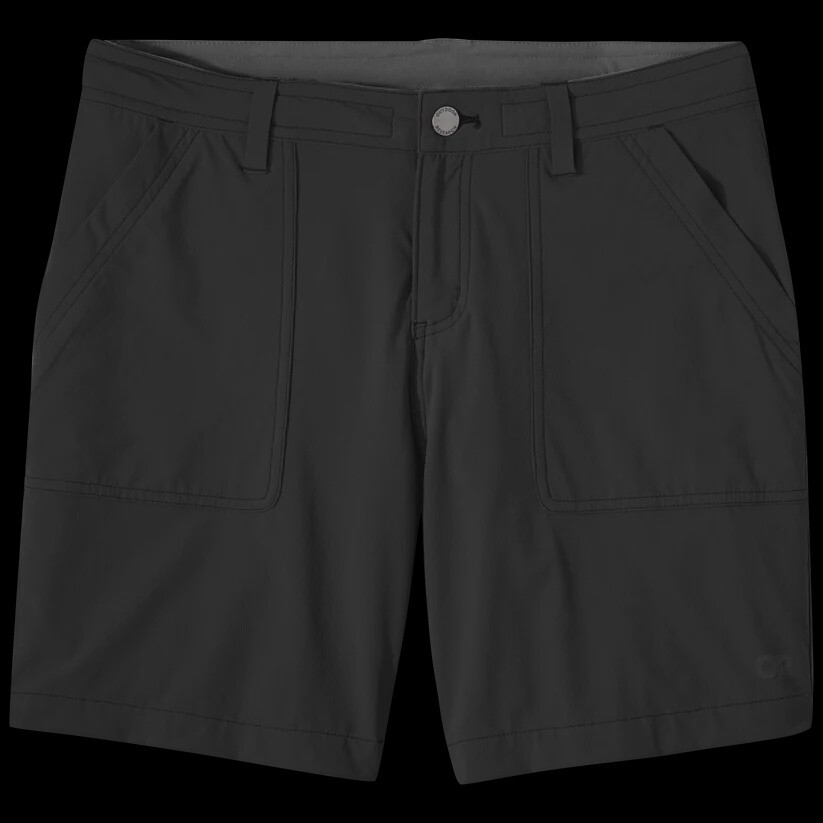 Outdoor Research Ferrosi Shorts 7&quot; Womens, Color: Black, Size: 2