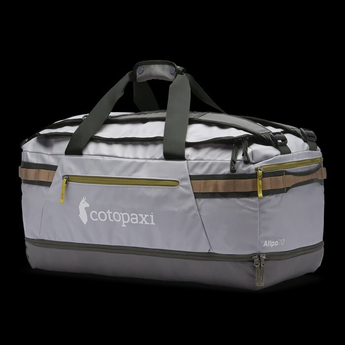 Cotopaxi Allpa 70L Duffel Bag, Color: Smoke/Cinder, Size: 70L
