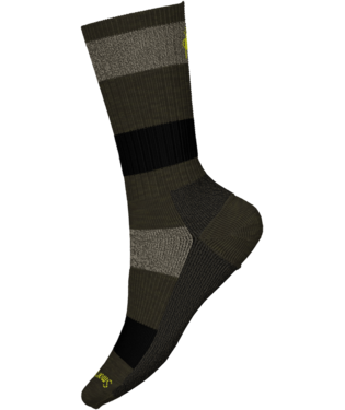 Smartwool Everyday Barnsley Sweater Light Cushion Crew Socks, Color: Military Olive, Size: L