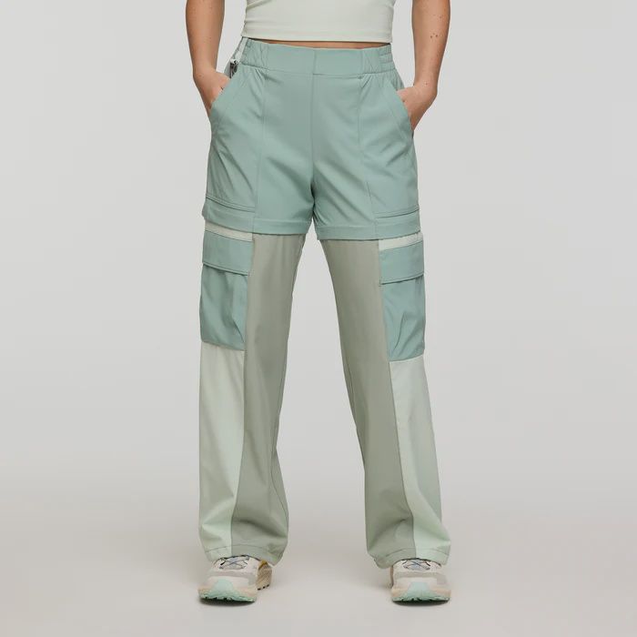 Cotopaxi Losdos Zip-Off Pant Womens, Color: Silver Leaf/Brush, Size: S