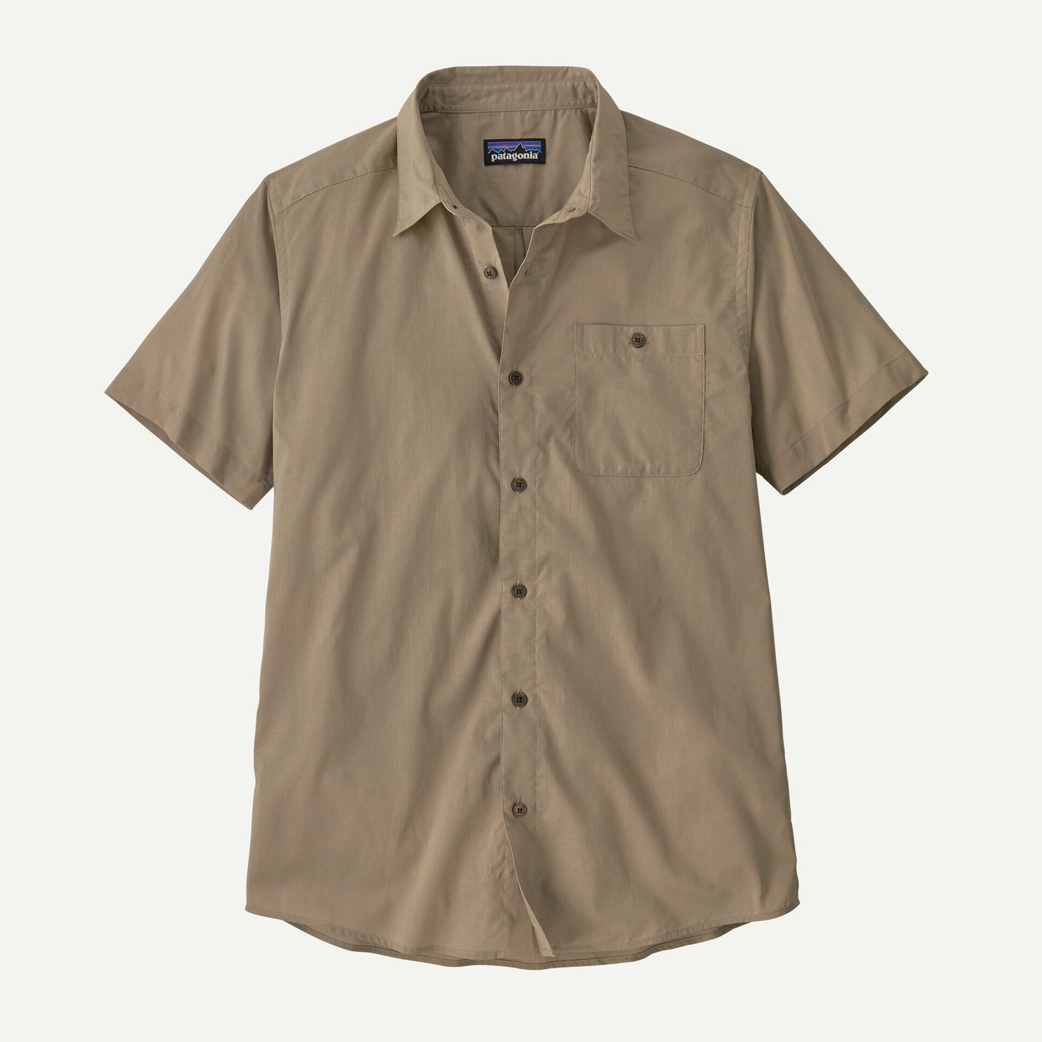 Patagonia Sunrise Stream Shirt Mens, Color: Seabird Grey, Size: M