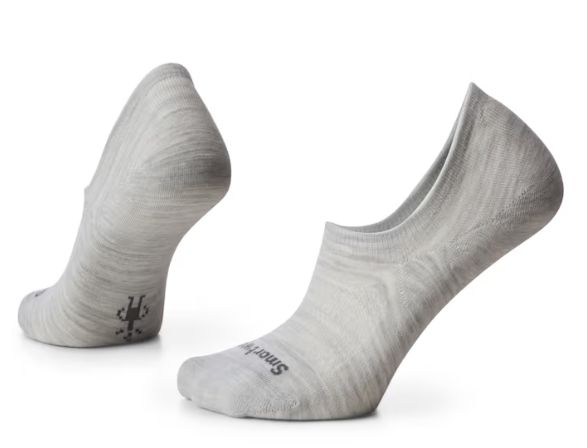 Smartwool Everyday No Show Socks Womens, Color: Ash, Size: S