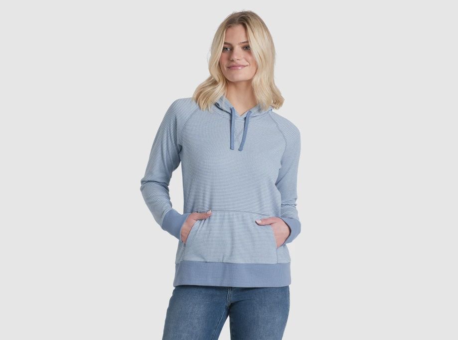Kuhl Stria Pullover Hoody, Color: Blue Cove, Size: S