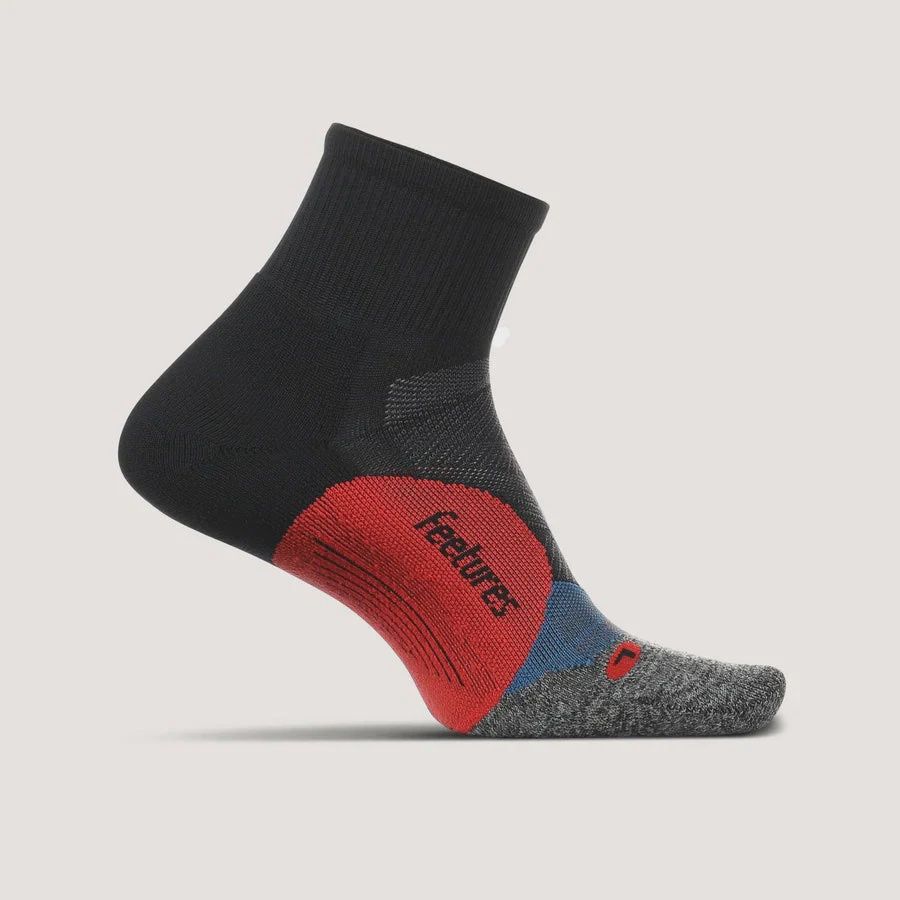 Feetures Elite Ultra Light Quarter Womens, Color: Bounce Black, Size: M