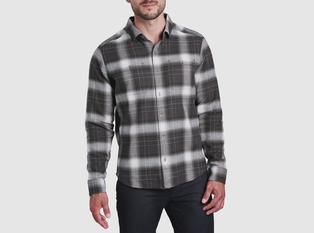 Kuhl  Law Flannel L/S  Mens, Color: Aged Oak, Size: S