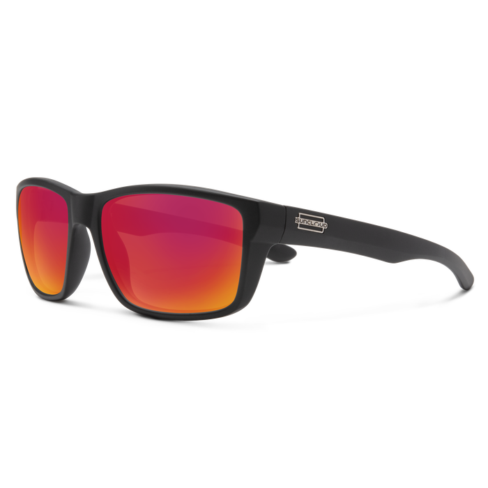 Sun Cloud Mayor, Color: Matte Black/Red, Size: O/S