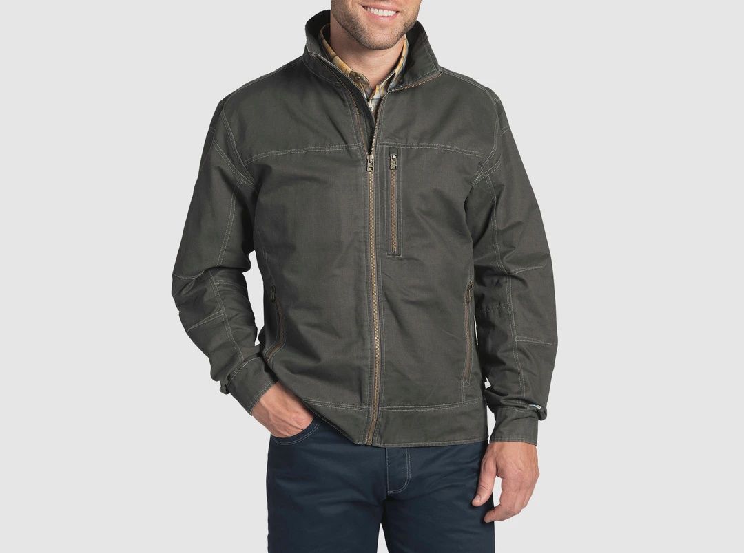 Kuhl Burr Jacket Mens, Color: Gun Metal, Size: L