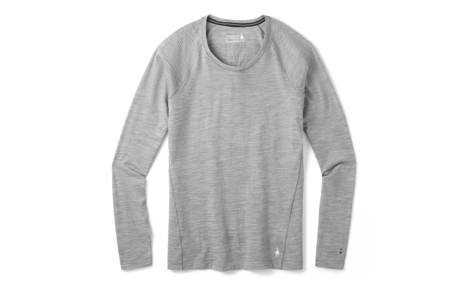 Smartwool Classic All-Season Merino Base Layer L/S Womens, Color: Light Gray Heather, Size: XS