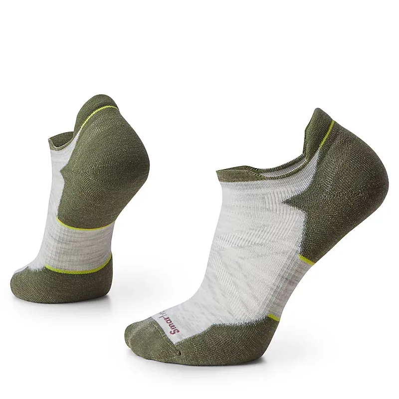 Smartwool Run Targeted Cushion Low Ankle Socks Mens, Color: Ash/Winter Moss, Size: L