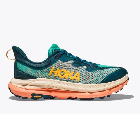 Hoka Mafate Speed 4 Womens, Color: Deep Teal / Water Garden, Size: 6