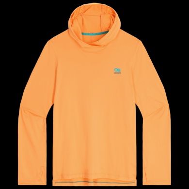 Outdoor Research Activeice Sun Hoodie Womens, Color: Orange Fizz, Size: S